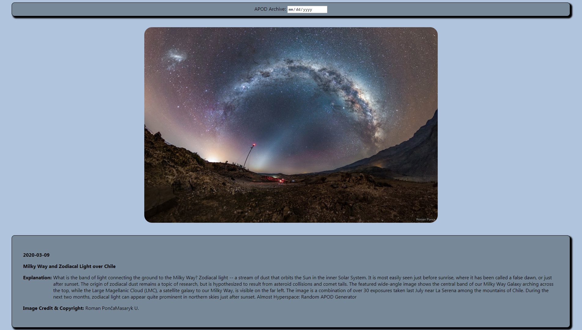 NASA Astronomy Picture of the Day Thumbnail